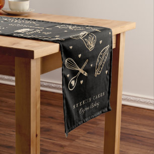 Elegant Bakery Business Cooking & Baking Utensils Short Table Runner