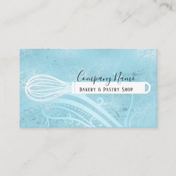 Elegant Bakery | Pastry Shop Business Card by chandraws at Zazzle
