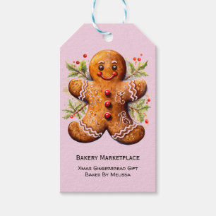 Elegant Bakery Product Xmas Promo Hang Tag