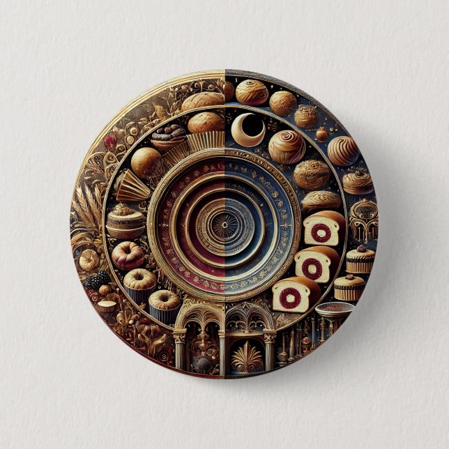 Elegant Baking Button (Front)