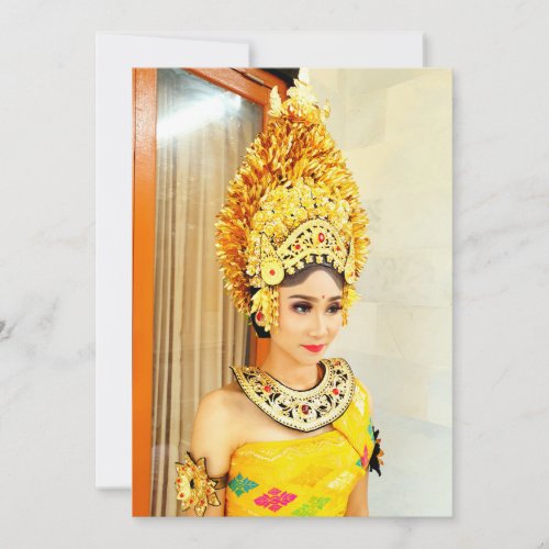 Elegant Balinese Royal Payas Agung Wedding Dress Invitation
