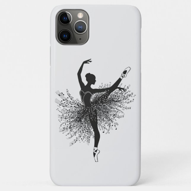 Elegant Ballerina iPhone Case – Ballet Dancer Gift (Back)