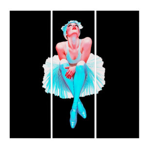 Elegant Ballerina Wall Art – Graceful Ballet Dance