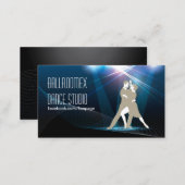 Elegant Ballroom Dance Studio Business Card (Front/Back)