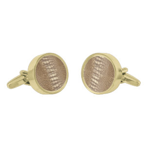Elegant Baptism Gifts Crocodile Skin Pattern Cufflinks