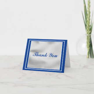 Elegant Bar Mitzvah Thank You Card - Customized
