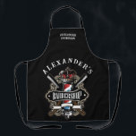 Elegant Barbershop Personalize Apron<br><div class="desc">Apron for you or your employees.  Great look for your shop.  Really slick!</div>