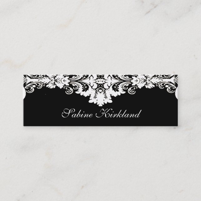 Elegant Baroque Business Card (Front)