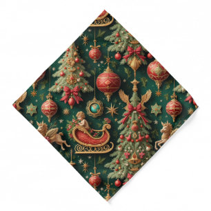 Elegant Baroque Christmas Bandana