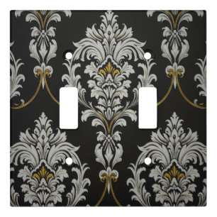 Elegant Baroque Damask Light Switch Cover