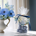 Elegant Baroque Floral Frame 21st Birthday Party Favor Tags<br><div class="desc">A stunning garden-inspired birthday party design featuring an elaborate Baroque-style decorative circular frame adorned with an elegant blend of floral motifs. The dusky blue frame is gracefully draped in delicate Lily of the Valley and Hawthorn flowers, creating a romantic and timeless atmosphere. The intricate detailing of the Baroque elements adds...</div>