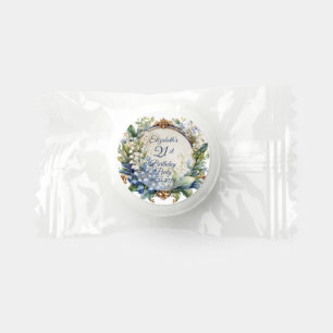 Elegant Baroque Floral Frame 21st Birthday Party Life Saver® Mints