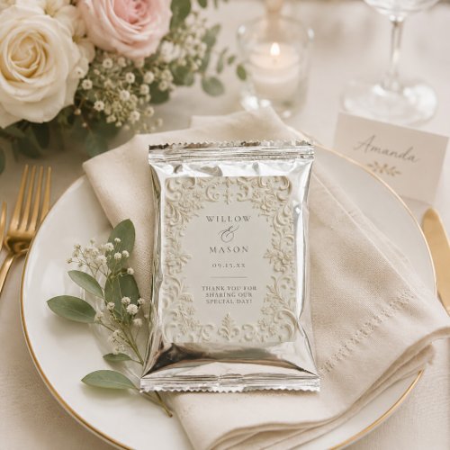 Elegant Baroque Wedding Thank you Coffee Drink Mix