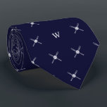 Elegant Baseball Bats Ball Monogram Initials Blue Neck Tie<br><div class="desc">Hit a home run in style with our Baseball Cross and Bats Tie – a distinctive accessory tailored for baseball lovers and MLB sports fans. This tie isn't just an accessory; it's a visual celebration of the passion and camaraderie found in the world of baseball. The meticulously crafted baseball cross,...</div>