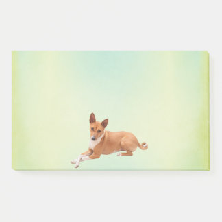 Elegant Basenji Dog Post-it Notes