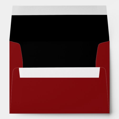 Elegant Bat Mitzvah Star Red on Any Color Envelope