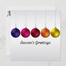 Elegant bauble and stars