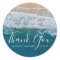 Elegant Beach Blue Ocean Thank You Wedding Favor