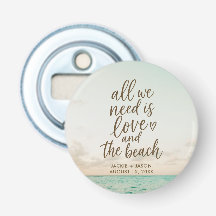 Elegant Beach Love & the Beach Wedding Favor