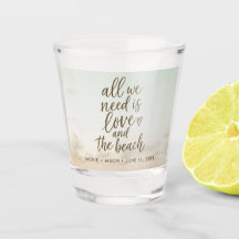 Elegant Beach Love & the Beach Wedding Favor