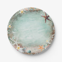 Elegant Beach Sea Starfish & Pearls Beachy Party