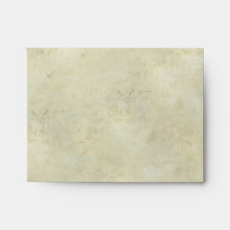 Elegant Beach Seashell Notecard Size RSVP Envelope