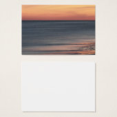 Elegant Beach Sunset Blank (Front & Back)