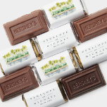 Elegant Beach Tropical Watercolor Wedding Hershey's Miniatures<br><div class="desc">Modern and chic,  these wedding favor candy wrappers feature elegant typography on one side and a beautiful watercolor painting of tropical palm trees on the backside. Painting inspired by Santa Barbara's coastline. Full matching wedding suite available.</div>