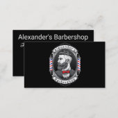 Elegant Bearded Man Business Card (Front/Back)