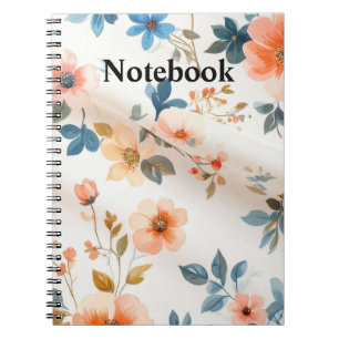 Elegant Beautiful Floral Notebook