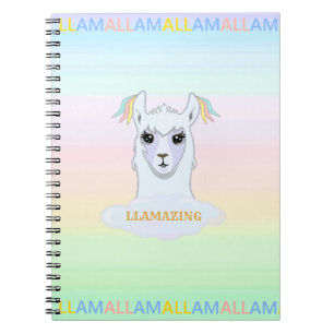 Elegant & Beautiful Llama Notebook