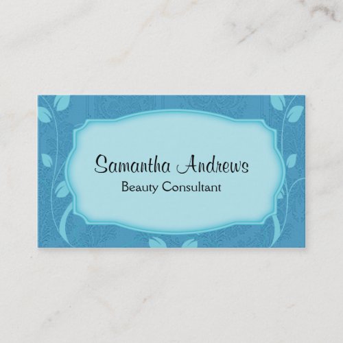 Elegant Beauty Consultant Business Card