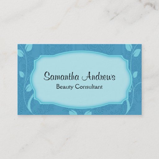 Customizable Elegant Beauty Consultant Business Card