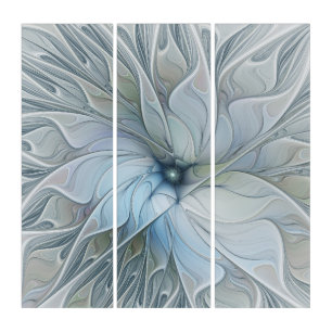 Elegant Beauty Modern Abstract Fractal Art Flower
