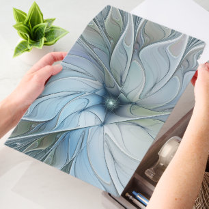 Elegant Beauty Modern Abstract Fractal Art Flower Envelope Mailers