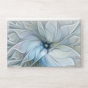 Elegant Beauty Modern Abstract Fractal Art Flower HP Laptop Skin