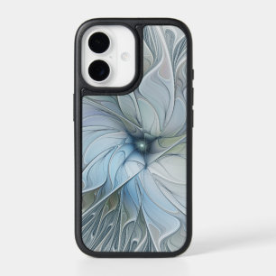 Elegant Beauty Modern Abstract Fractal Art Flower iPhone 17 Case
