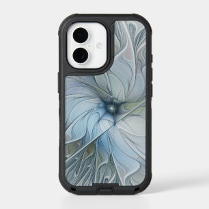 Elegant Beauty Modern Abstract Fractal Art Flower iPhone 17 Case
