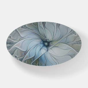 Elegant Beauty Modern Abstract Fractal Art Flower Paperweight