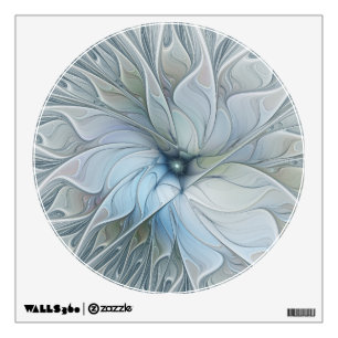 Elegant Beauty Modern Abstract Fractal Art Flower Wall Decal