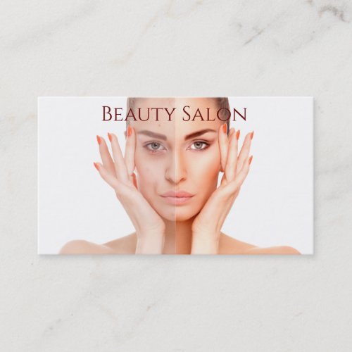 Elegant beauty salon Business card