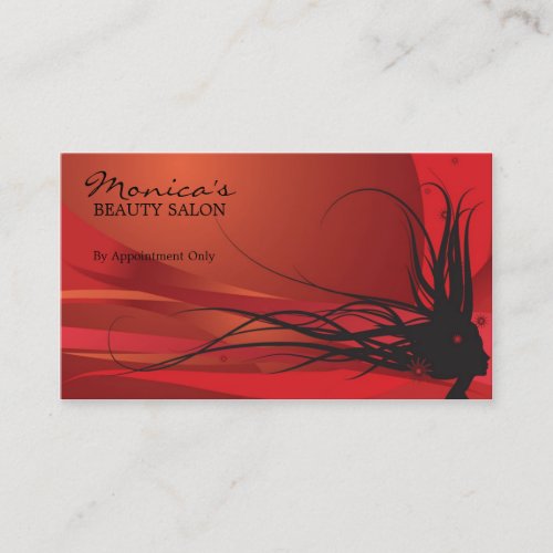 Elegant Beauty Salon Business Card