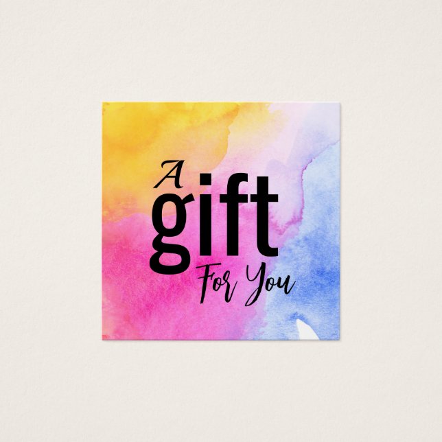 Elegant Beauty Salon Gift Certificate Card –Simple (Front)