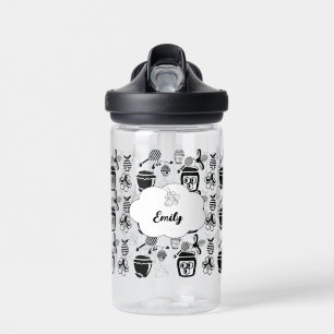 Elegant Bee theme  kid's back to school water Bottle
