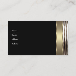 Elegant Beige and Black Business Card | Zazzle