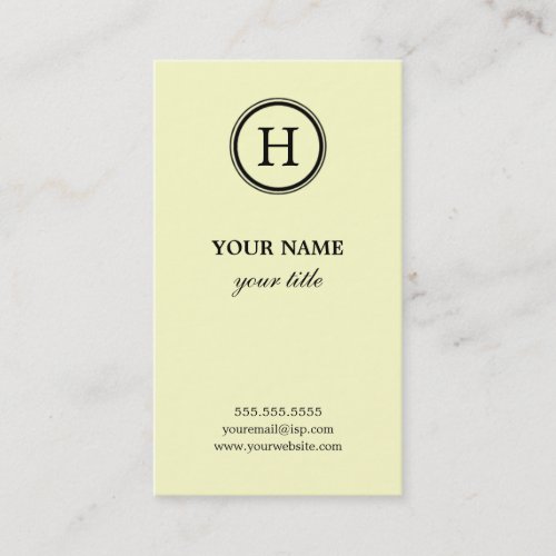 Elegant Beige Business Cards