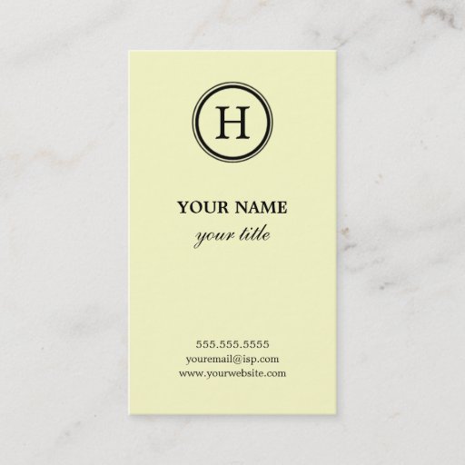 Customizable Elegant Beige Business Cards