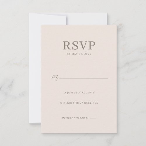 Elegant Beige Calligraphy Template