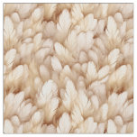 Elegant beige feathers fabric
