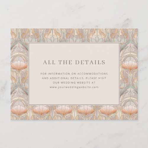 Elegant Beige Floral Pattern